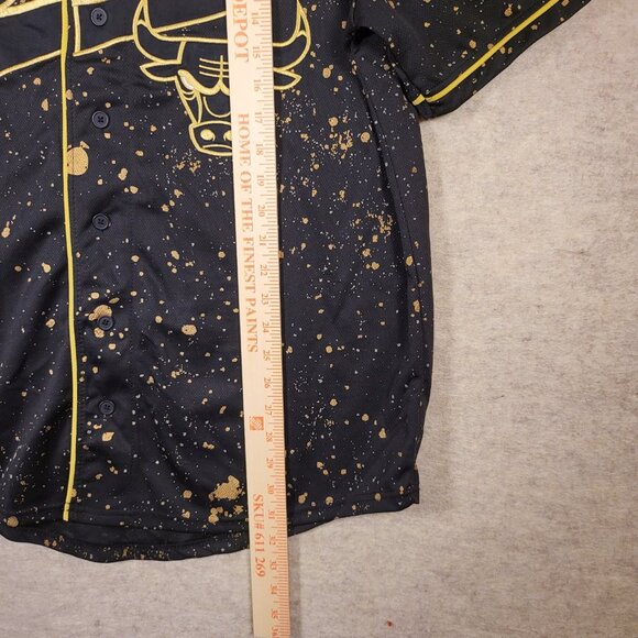 NBA Bulls Black and Gold Jersey - Picture 7 of 9